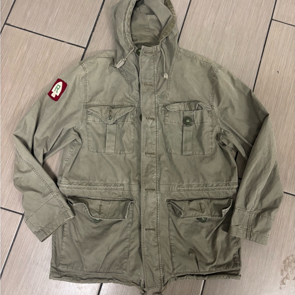 Rugby Ralph Lauren Military Field Hooded Jacket Size L